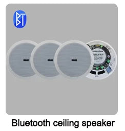 Built-in Class-D Amplifier Full Range Bluetooth-compatible Ceiling Speaker Horn For Home Theater Background Music Good Quality Lootquake LLC