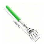Stainless Steel Adjustable Massage and Tickle Relief Back Portable Rubber Handle Extendable Telescoping Itch Stick Health Care