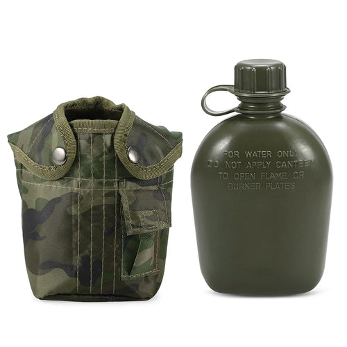 1L Military Canteen Bottle with Cover