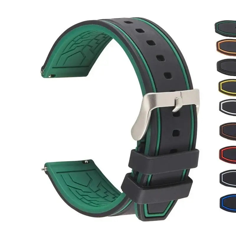 Ticwatch Silicone Strap - Comfortable, Waterproof, Stylish - SJB-DIAMOND ELITES