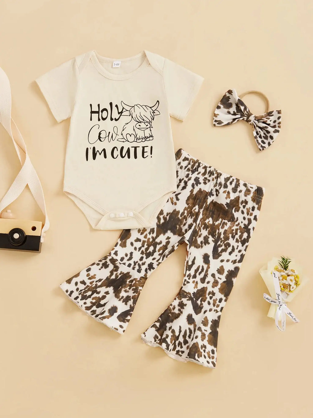 Toddler Girls Cute Summer Set Sleeveless Floral Print Romper with Ruffle Trim and Matching Bow Headband Adorable Outfit for