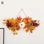Halloween Decoration Maple Leaf Pumpkin Decorative Pendant Harvest Festival Wall Hanging Props Autumn Fall Decor Lootquake LLC