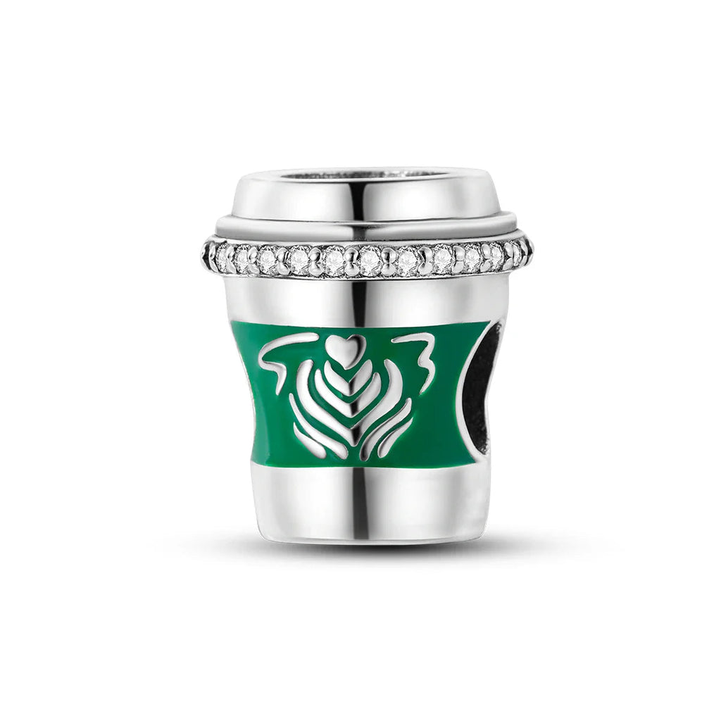 Coffee Cup Charms 925 Silver Beads For Woman Fit Original Bracelet Making Fashion Jewelry Lootquake LLC