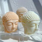 Original Buddha Statue Silicone Molds Buddha Head Candle Mold Sculpture Art Wax Tool Mould Figurine Ornaments Gifts Home Decor