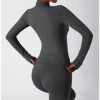 Women Zip Long Sleeve Sports Jacket