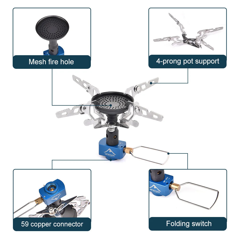 SteelFold 3300W Outdoor Camping Stove THRIXINE