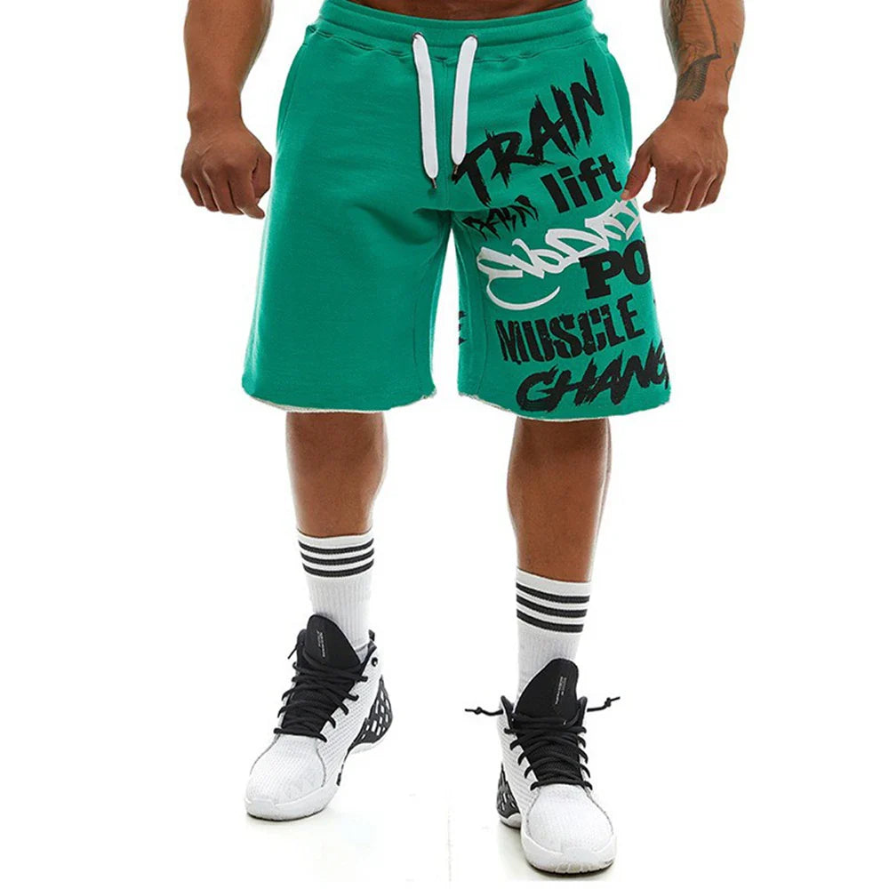 UrbanFlex Men's Cotton Gym Shorts THRIXINE