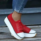 Summer Woman Vulcanize Shoes Knitted Breathable Sneakers