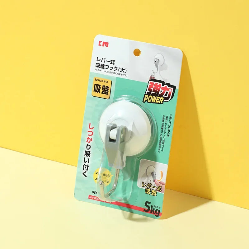 Suction Hook Strong Vacuum Power Home Storage Organizer Rack with Unique Style Lootquake LLC
