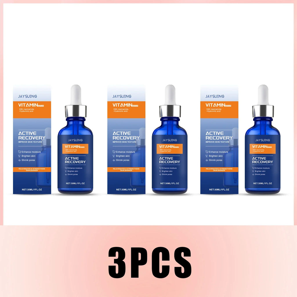 Vitamin C Face Serum with Hyaluronic Acid Nicotinamide Brightening Dark Spots Dullness Hydrate Shrink Pores Anti Aging Skincare Lootquake LLC