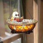 Acrylic Halloween Ghost in Bathtub Hanging Ornaments Cute Ghost Reading Book Decor Home Bedroom Living Room Window Decorations Lootquake LLC