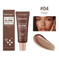 4 Colors Moisturizing Glow Foundation Liquid Long Lasting Natural Lightweight base Multi-purpose Illuminator Highlight Cream