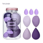 7PCS Canned Cosmetic Sponge Set Dry And Wet Liquid Foundation Powder Puff Professional Cosmetic Tools Make-up Artist Lootquake LLC