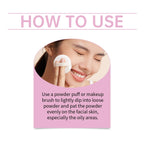 Setting Loose Powder - Natural, Lightweight, Oil-Control, Matte, Breathable, Refreshing & Non-Greasy Facial Setting Powder