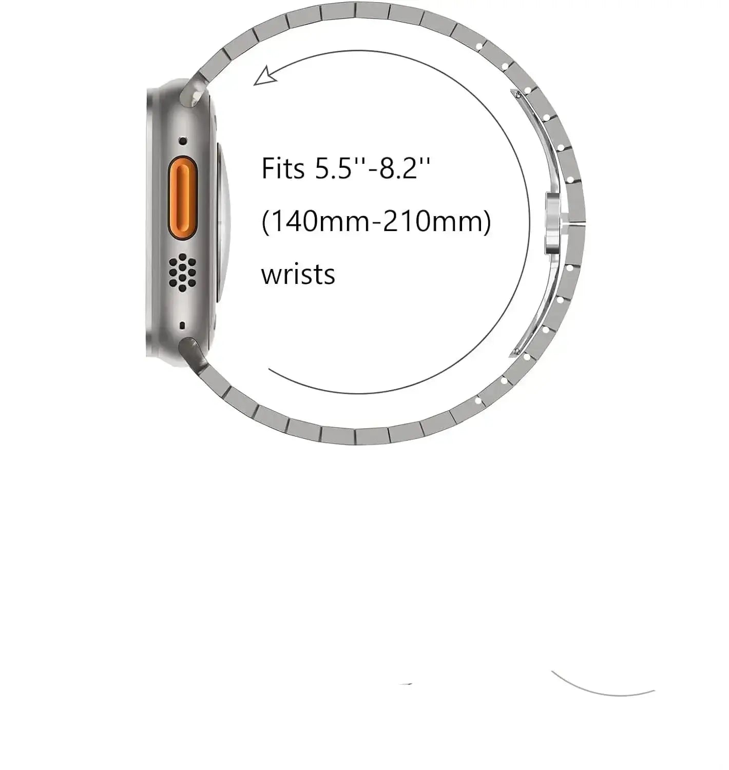 Stainless Steel Apple Watch Band - Stylish Durable Design - SJB-DIAMOND ELITES