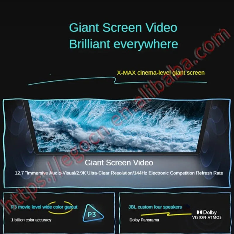 New Lenovo Xiaoxin Pad Pro 12.7 2025 Tablet Dimensity 8300 2.9k Resolution 144Hz Refresh WIFI 10200mAh Android ZUI16 Tablet PC Lootquake LLC