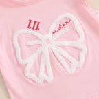 Cute Matching Baby Toddler Brother Outfit Bow Fly Sleeve Tops Elastic Waist Ruffle Shorts 2 Piece Summer Set for Siblings
