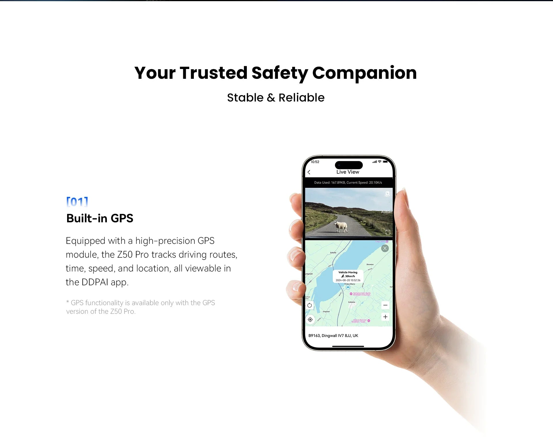 2025 New DDPAI Dash Cam Z50 Pro 4K Car DVR Night Vision 5GHz Wi-Fi GPS ADAS 24h Parking mode Support Front and Rear Camera Lootquake LLC