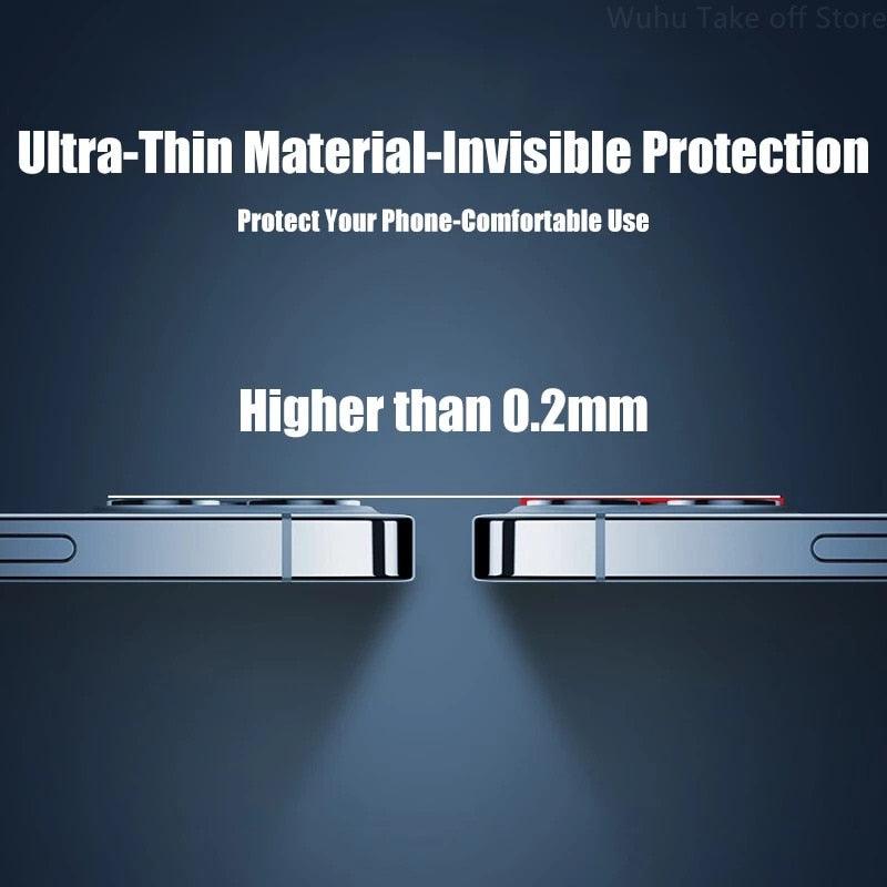 4Pcs Full Cover Protective Glass for Iphone 11 12 13 Pro XS Max Camera Protector for Iphone X 11pro Max 12 13 Mini 14 Pro Max Camera Lens Protector for iPhone Stevvex