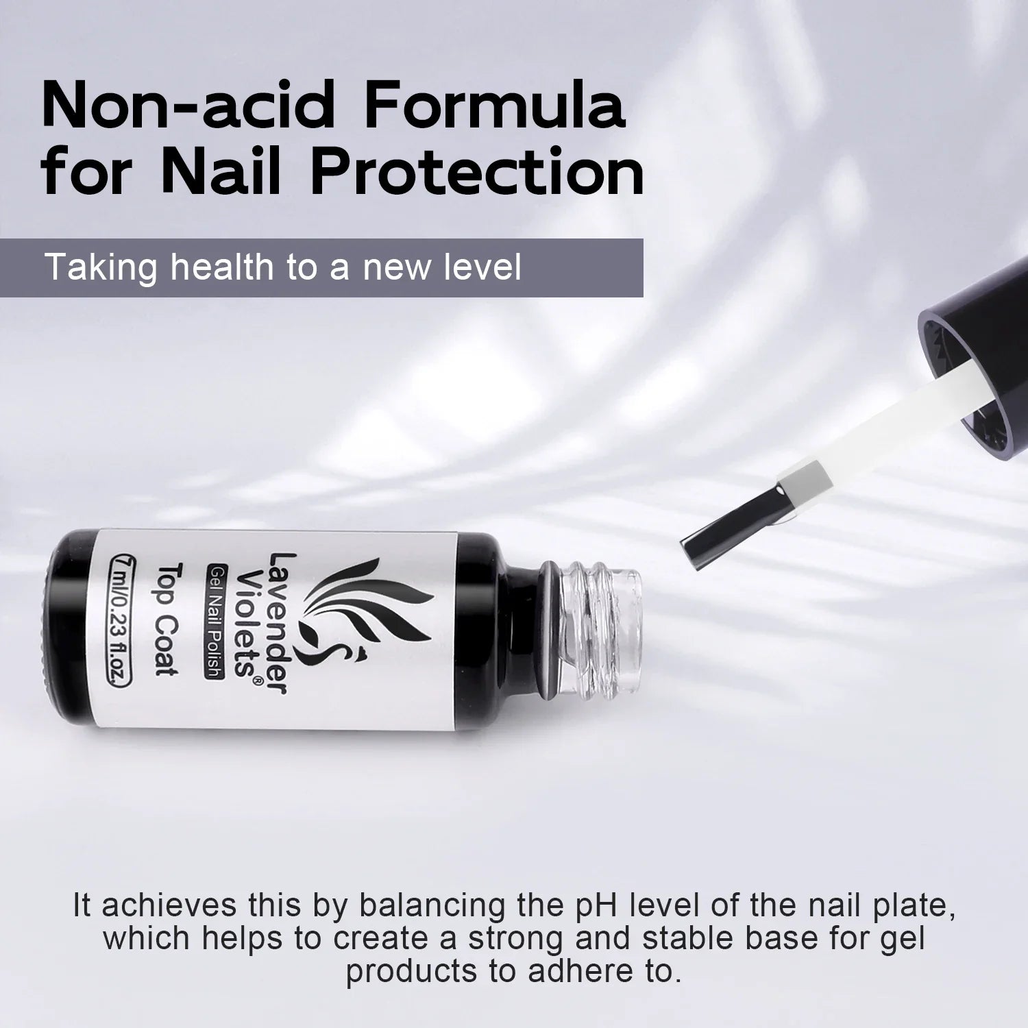 7ml No Wipe Glossy Top Coat, High Glossy Shine Effect Soak Off Gel Nail Polish Long Lasting for Salon Home DIY Manicure Nail Art Lootquake LLC