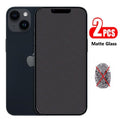 2PCS matte Glass for iPhone 11 12 13 14 Pro Max 7 8 Plus frost screen protector on iphone 12 13 11 mini SE 2020 6s X XR XS glass Flexible Soft Screen Guard Glass Screen Protector For iPhone Stevvex