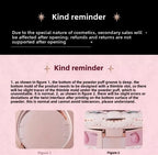 Flower Knows Strawberry Cupid Collection Pressed Powder Mineral Makeup Powder Foundation With Concealer & Finishing Vegan
