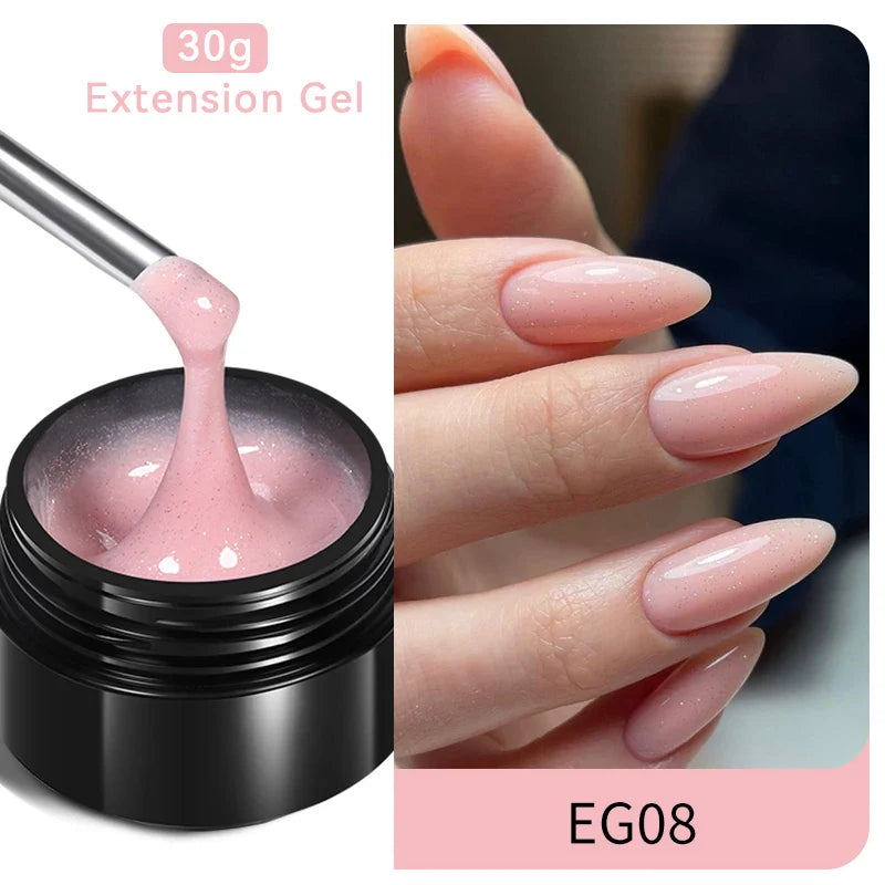BORN PRETTY 60/30ml Hard Jelly Extension Nail Gel Polish French Nails Nude Pink White Clear Nail Supplies Gel for extension Lootquake LLC