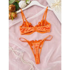 Tornova Sexy Lingerie Woman Lace Transparent Underwear Embroidery Brief Set Bra Kit Push Up Breves Sets Thin Erotic Bras New