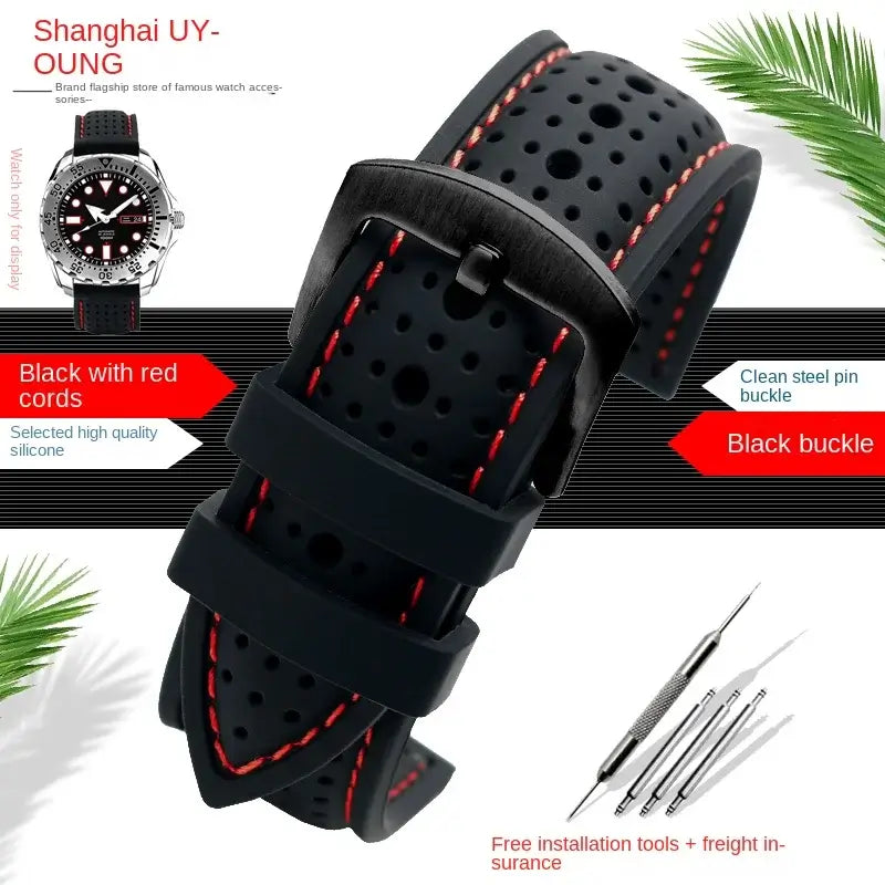 Ticwatch Silicone Band - Breathable, Comfortable, Versatile - SJB-DIAMOND ELITES