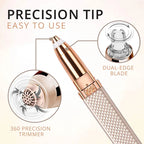 Women's Electric Eyebrow Trimmer Rechargeable Hair Removal Shaving Lip Bikini Lady Shaver Remover Body Facial Nose Epilator Pi-Mart