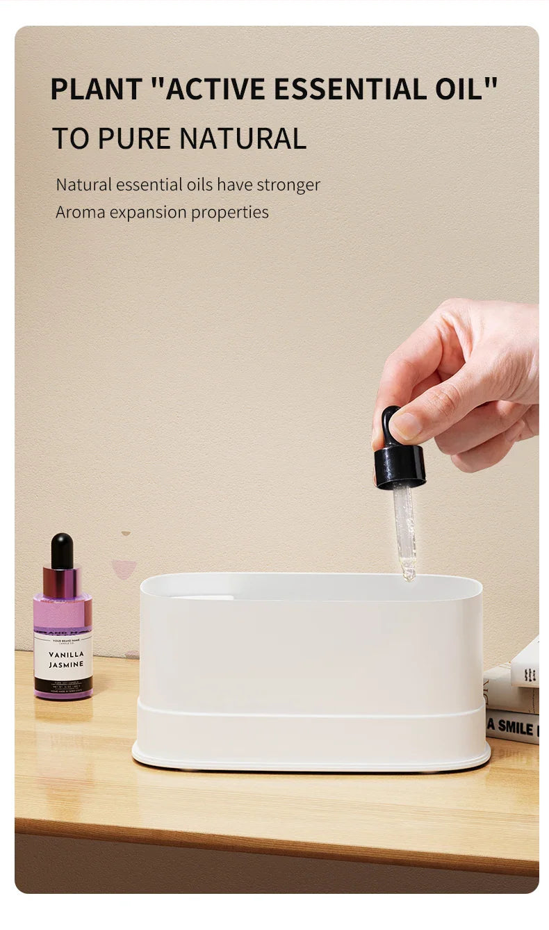 Map Humidifier Colorful Gradient Flame Aroma Diffuser Home Hotel Desktop USB Air Humidification Lootquake LLC