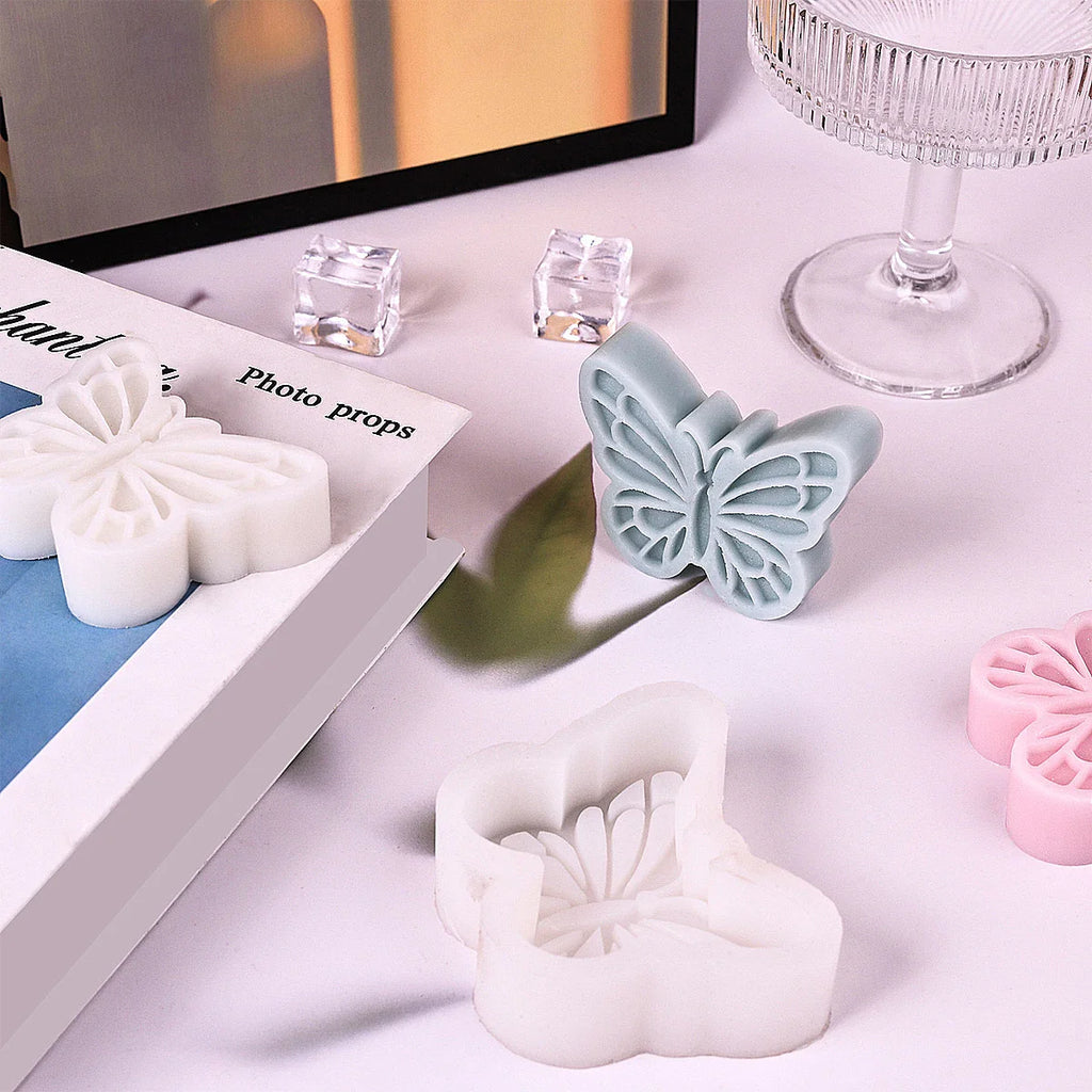 Sculpture Beautiful Butterfly Candle Silicone Mold DIY Insect Series Resin Mould Aromatherapy Soap Gypsum Handmade Home Decor Lootquake LLC