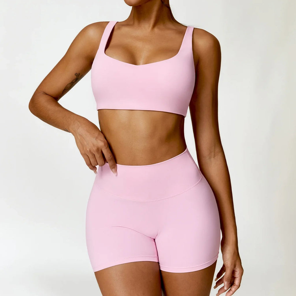 ElevateFit 2-Piece Yoga Ensemble: Comfort Meets Style THRIXINE