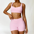 ElevateFit 2-Piece Yoga Ensemble: Comfort Meets Style THRIXINE
