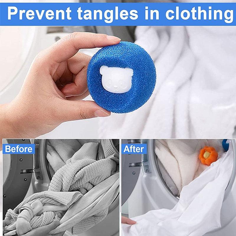 1-5pcs Pet Hair Remover Reusable Ball Laundry Washing Machine Filter Wool Sticker Cat Hair Remover Pet Fur Lint Catcher Home Reusable Pet Hair Remover Washing Machine Hair Catcher Dryer Ball Laundry Washing Scrubbing Ball Stevvex