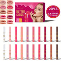 20pcs/box of 10 color moisturizing lip gloss - Long lasting moisturizing, glossy effect, essential for beauty care Lootquake LLC