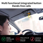 Bluetooth 5.4 Speaker Handsfree Car Kit Sun Visor Clip Wireless Audio Receiver Speakerphone Wireless Stereo MP3 Music Player Lootquake LLC
