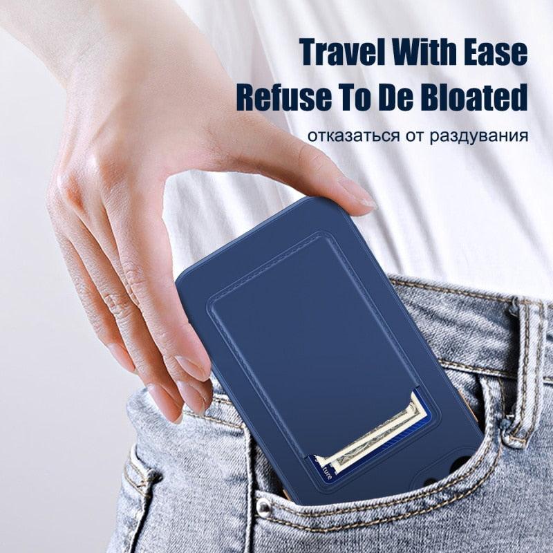 White Soft Wallet Card Holder Phone Case For iPhone 11 12 13 Pro Max Camera Protective Case Wallet Holder Cover Soft Portable Silicone Back Cover Durable Phone Case Stevvex