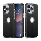 Luxury Texture Leather Case for iPhone 14 Pro MAX Plus Case With Hole Silicone Full Protection Back Cover Thin Flexible Soft Grip Luxury PU Leather Cover  Durable Anti-Scratch Full Phone Cases