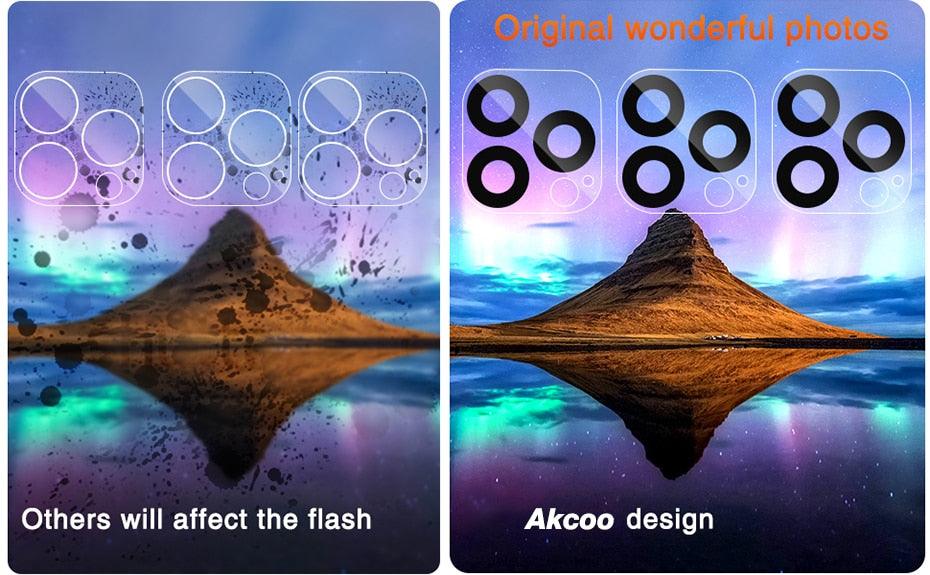 3PCS Pack Tempered Glass Camera Lens Protector for iPhone 14 Pro max 9H Hardness Scratch Resistant for iPhone 14 Plus 13 12 11 Screen Protector with Camera Lens Case Stevvex