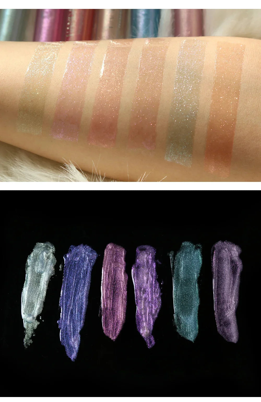 HANDAIYAN Best Seller Glitter Lip Gloss 6colors Moisturizing Mermaid Lip Glaze Waterproof Long Lasting Liquid Lip Stick Lootquake LLC