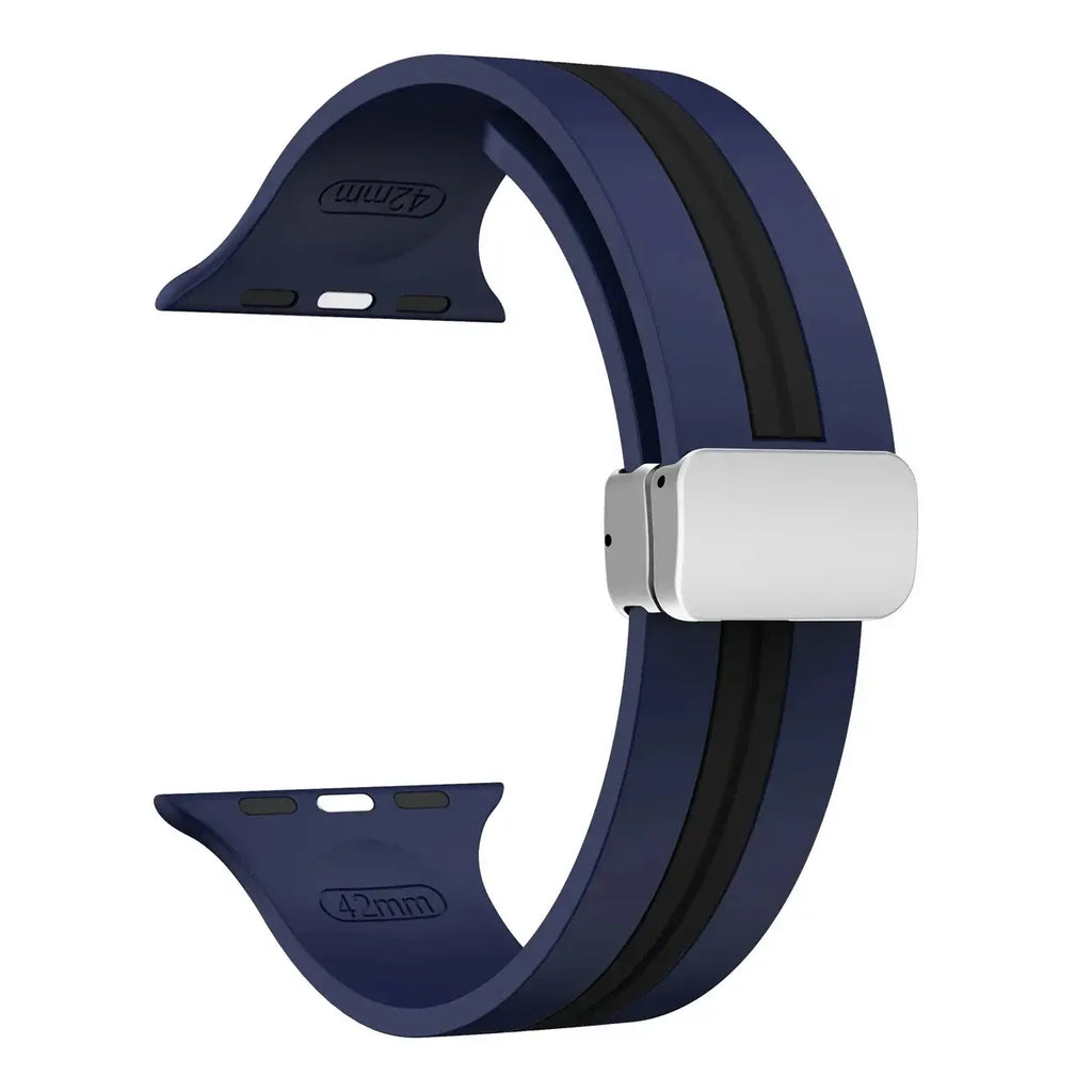 Apple Watch Silicone Strap - Durable Magnetic Closure Design - SJB-DIAMOND ELITES