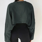 FitFlow Long Sleeve Crop Top THRIXINE