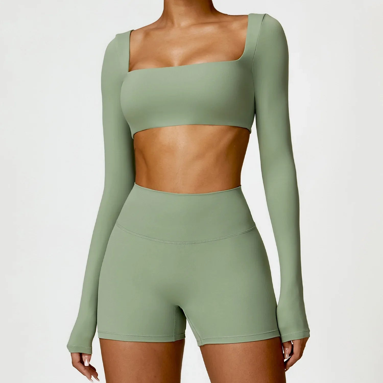 ElevateFit 2-Piece Yoga Ensemble: Comfort Meets Style THRIXINE