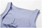 Elevate Activewear: Seamless Leggings & Top Set THRIXINE
