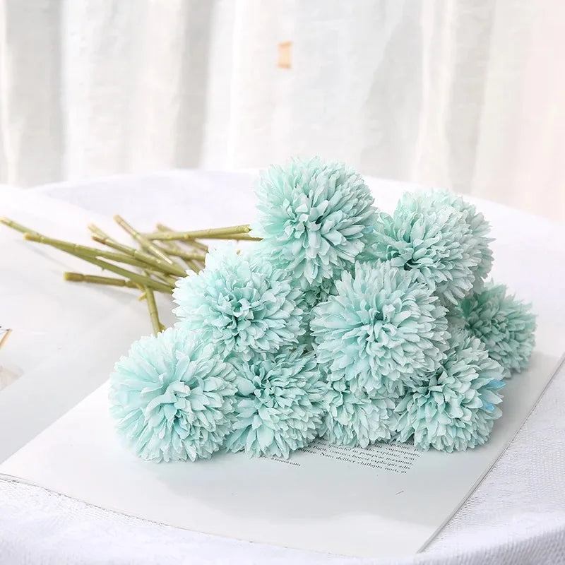 3/6Pc Hydrangea Artificial Flowers Bouquet Boho Home Bedroom Decor Wedding Decoration Craft Vases Flower Arrangement Accessories Lootquake LLC