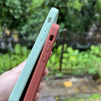 Unique Solid Color Soft Silicone Phone Cases For iPhone 13 12 11 14 Pro Max X XR XS Case For iPhone 12 13 Pro 7 8 SE Cover Silicone Phone Cover Ultra Slim Shockproof Protective Case for iPhone 14 Stevvex