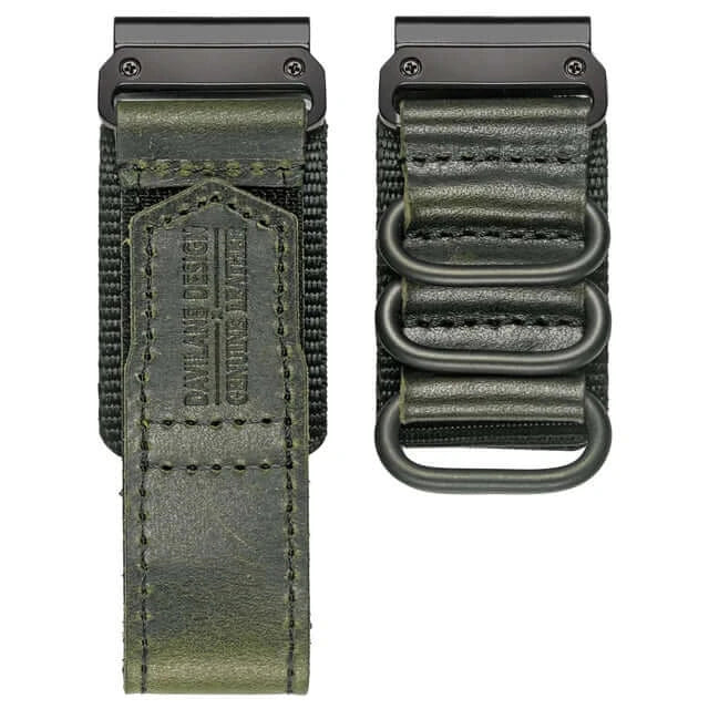 Genuine Leather Garmin Watch Strap - QuickFit Stylish Band - SJB-DIAMOND ELITES
