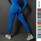 Elevate Seamless High-Waist Yoga Leggings for Women THRIXINE