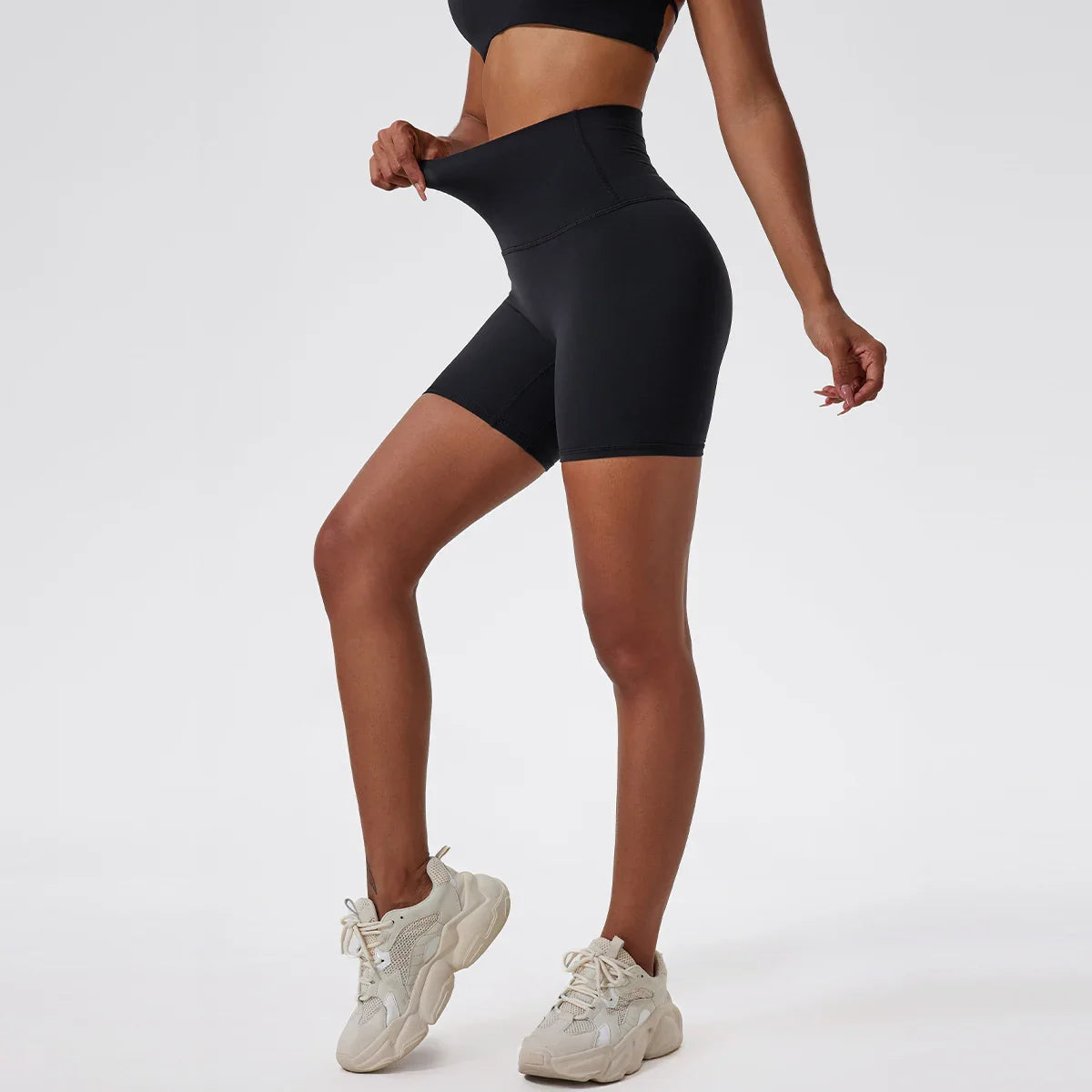 Ultra Comfort High-Waist Yoga Shorts THRIXINE